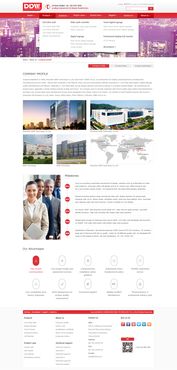 乐华多网站效果图展示 深一集团专业网站建设服务解析